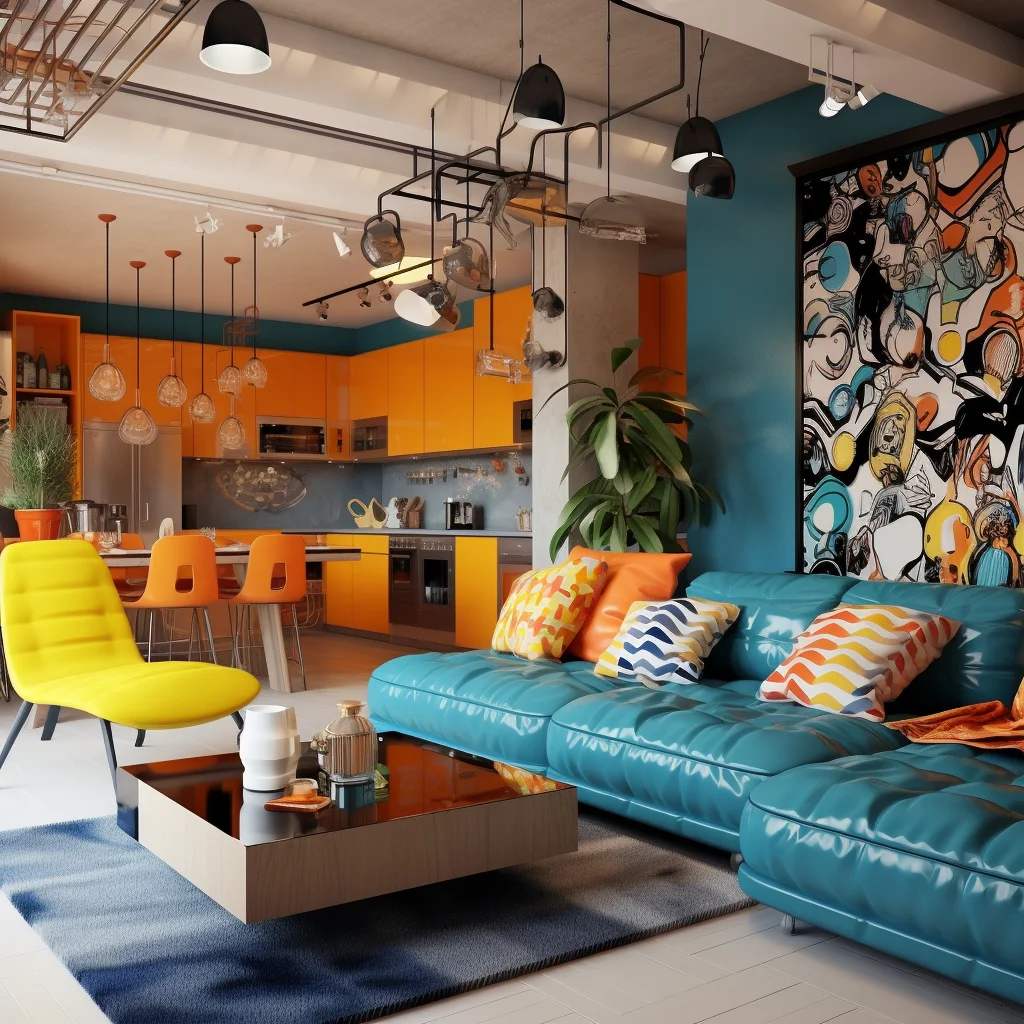 Casas con estilo pop