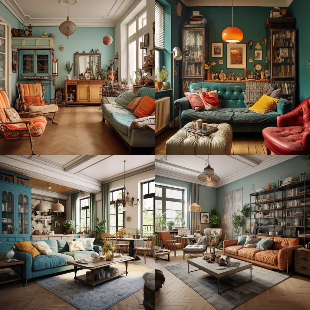 Casas con estilos vintage