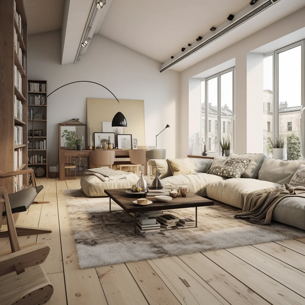 Departamentos con estilo escandinavo