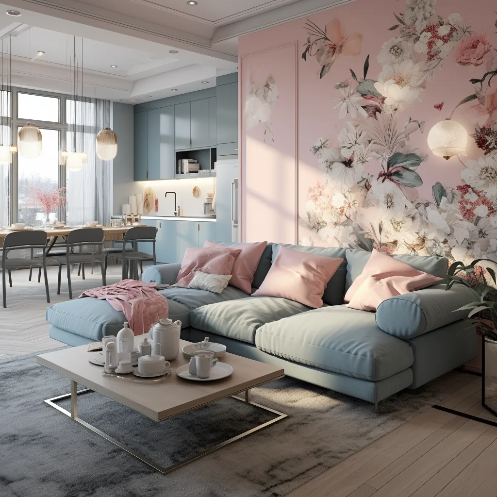 Departamentos con esitlo romántico