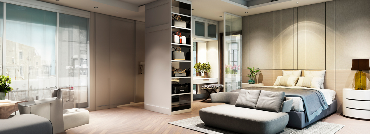 Dormitorios modernos con colores relajantes