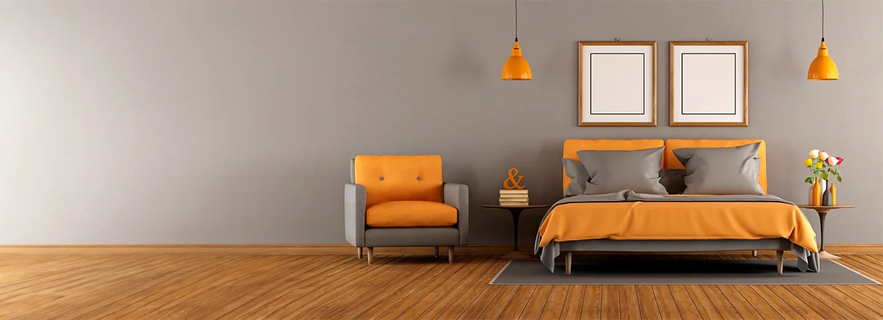 Dormitorios matrimoniales colores cálidos